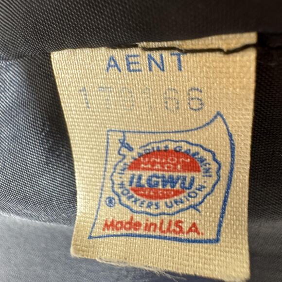 VINTAGE Polo Ralph Lauren Blazer Womens 10 Blue Wool Jacket 80s Workcore USA - Picture 11 of 16